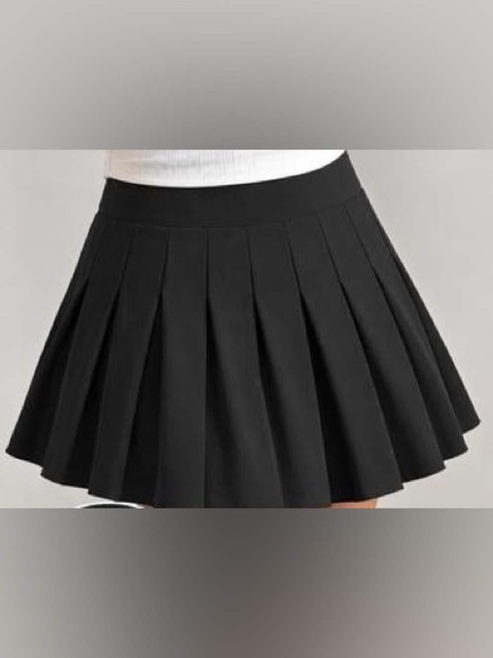 Zara Black Pleated Skirt